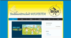 Desktop Screenshot of bcwolvertem.be